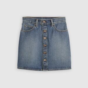 Levi’s Retro Button Front Denim Skirt NWT